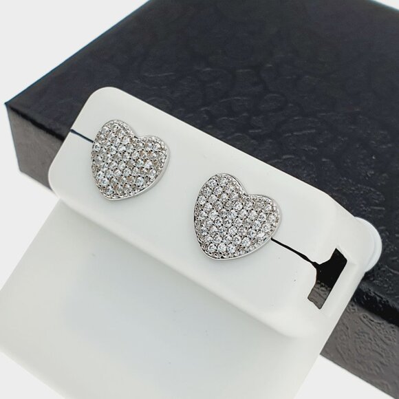 "925 sterling silver luxury CZ earrings for women/girls, Best for gift, RJUS2201 - Picture 6 of 9